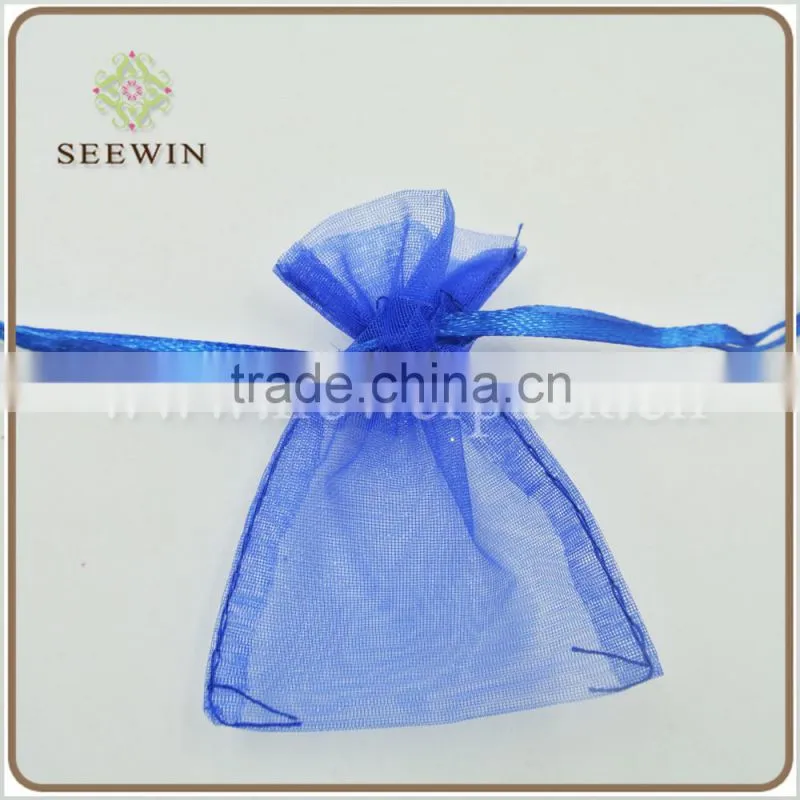 Promotional solid color organza bags for christmas