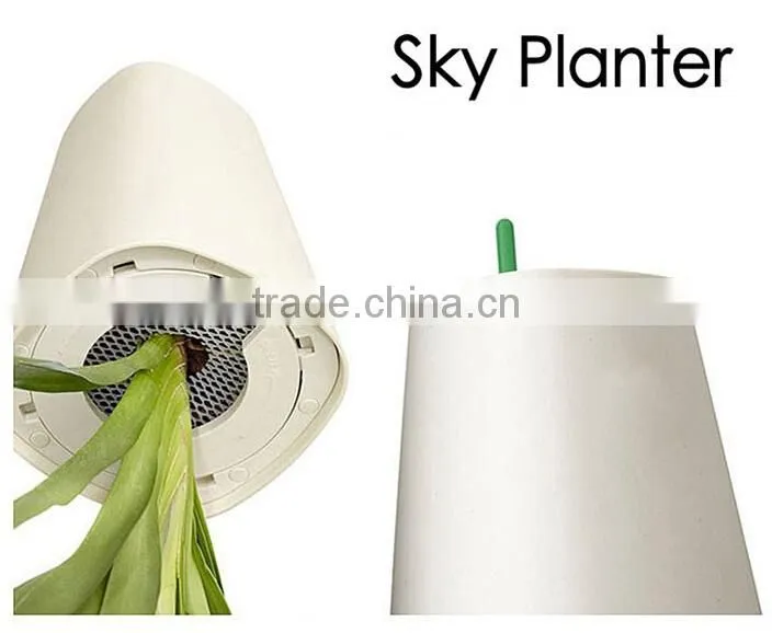 Creative Hanging Decorative Plant Pots Indoor,Colored Plastic Plant Pots