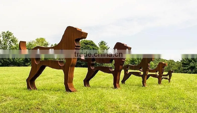 FO-9S02 High Quality Corten Steel Sculpture For Garden Decoration