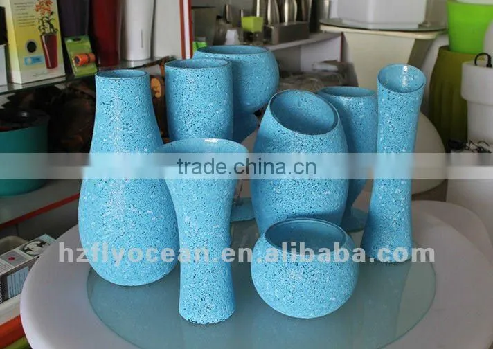 cheap Blue Mosaic glass Vase