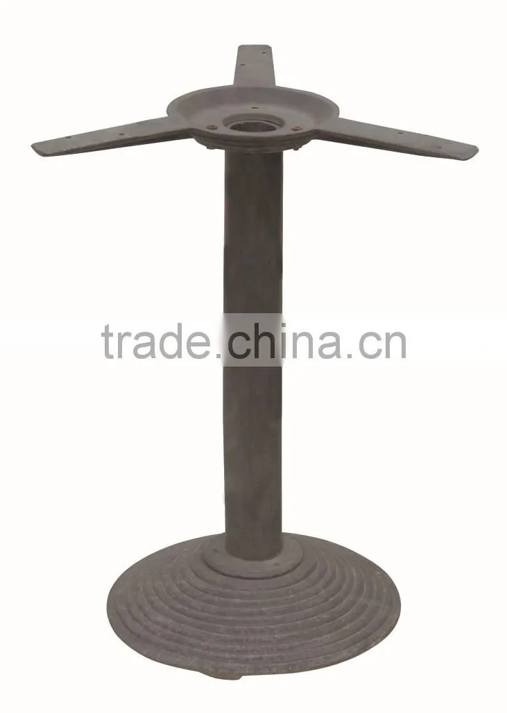 backrest cast iron outdoor garden table base for sale