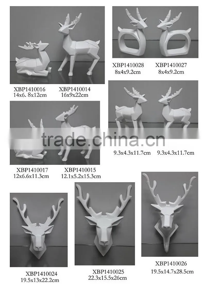 Resin napkin ring Christmas deer napkin ring adornment