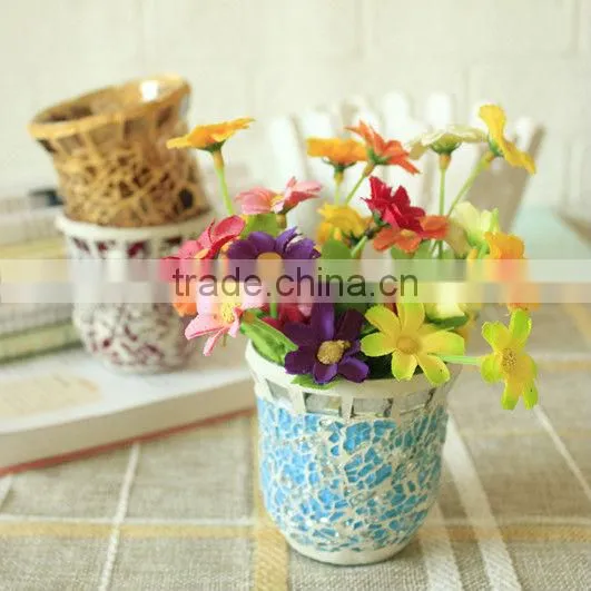 antique mosaic vases