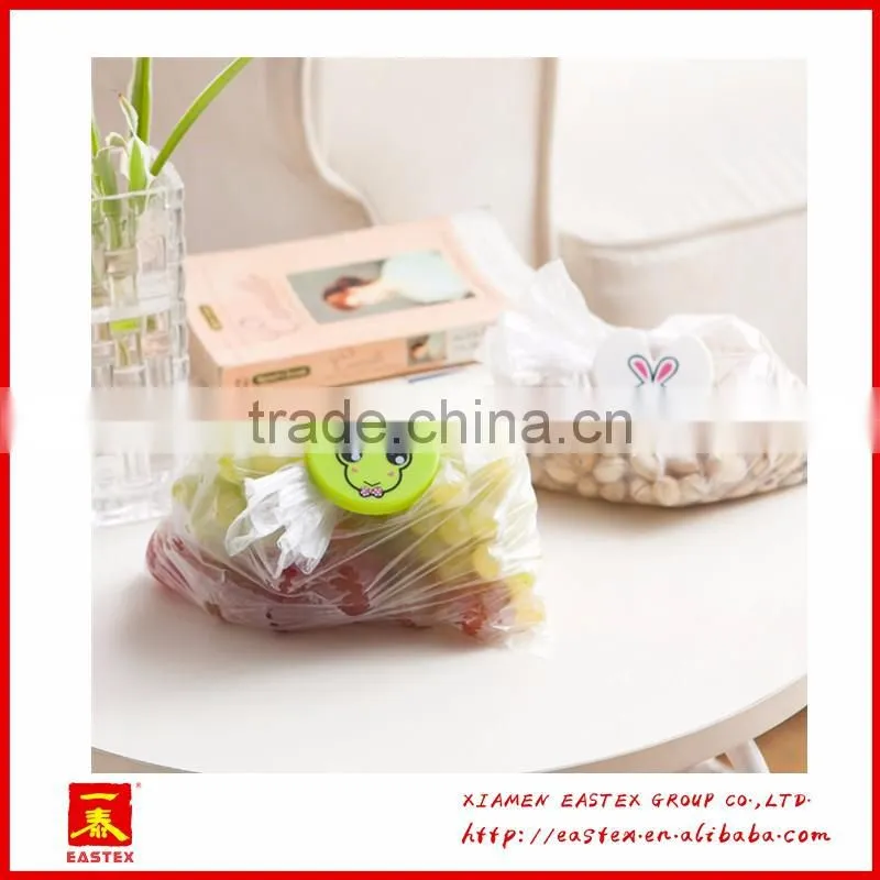 Cartoon round food sealed clips