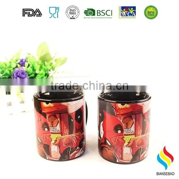 LFGB passed hot sale glazed coffee mug with customized design