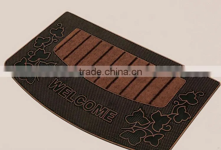 Alibaba china cross texture custom cheap door mat