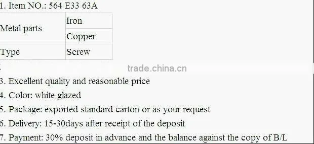 ceramic thermal cutoff fuses 564 E27/63A