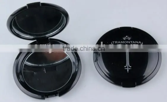 Plastic Round folding double sided mirror pocket mirror