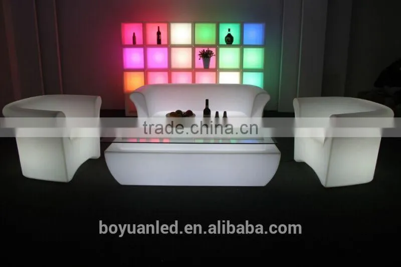 Waterproof IP65 rechargeable li battery indoor led sofa
