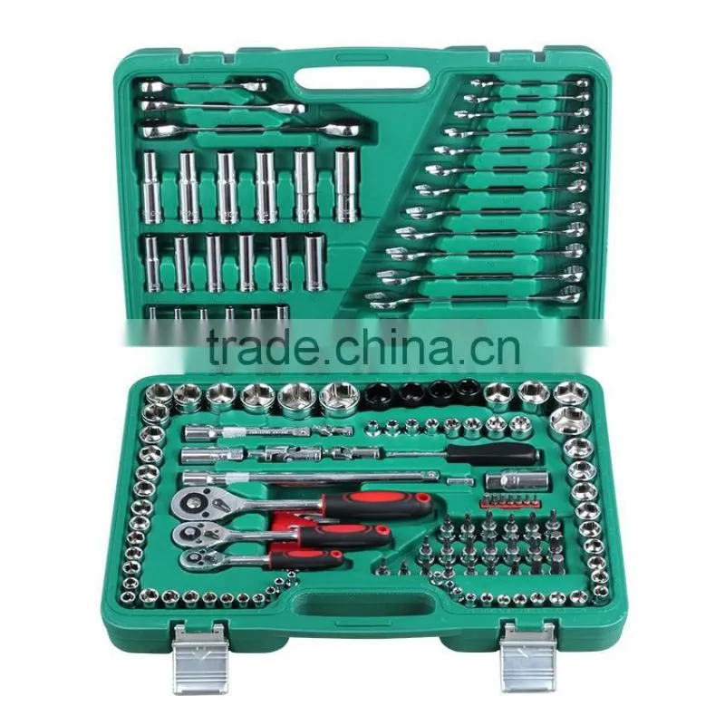150pcs socket set (1/2" & 1/4") CRV SOCKET WRENCHES TOOL BOX BITS BOX