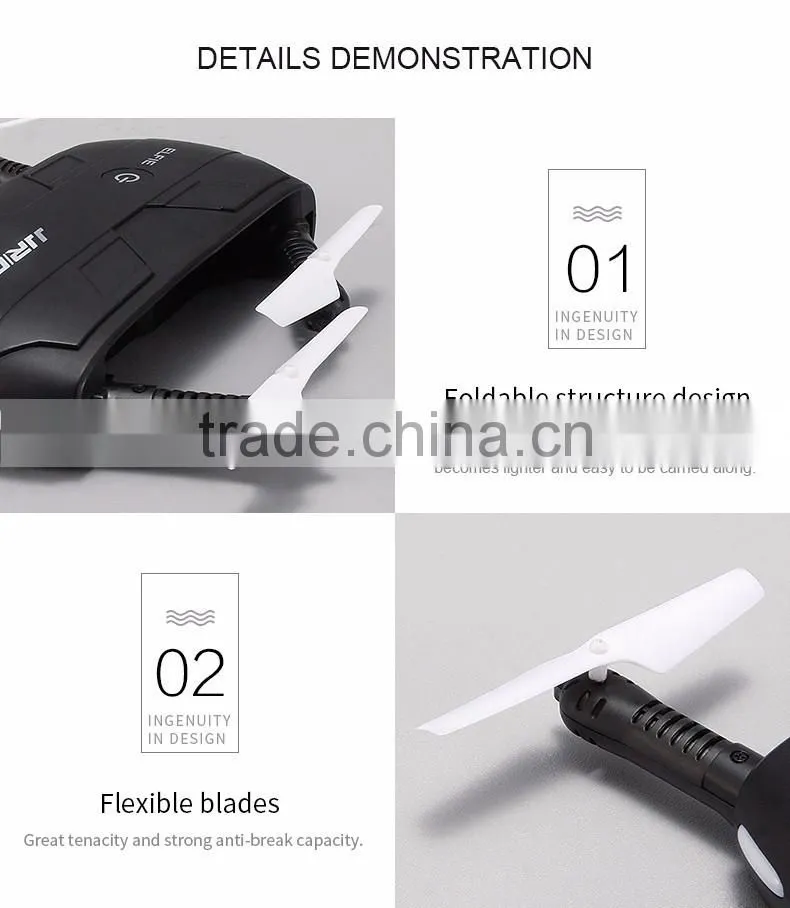 JJRC H37 ELFIE Foldable Mini RC Selfie Drone WiFI FPV HD Camera Mini RC Drone With 720P Camera G-sensor VS H36 Drone JJRC