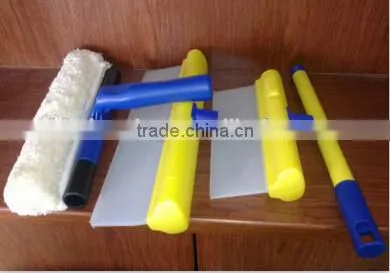 2 in 1 silicone squeegee for car, 2head silicone scraper set ,silicone squeegee with handle,