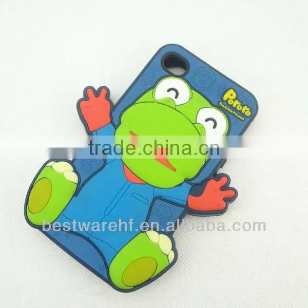 Funny carton shape colorful silicone mobile cellphone case for apple iphone