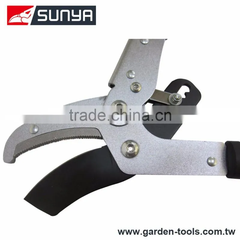 Heavy duty ratchet anvil lopping shears