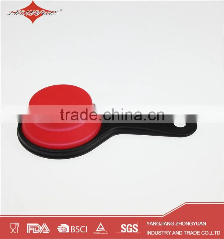Multicolor new design 4pcs of silicone measuring tools measuring spoons