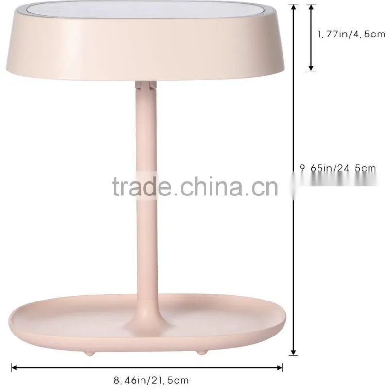 Lighted Makeup Vanity Mirror with Table Lamp for Bedroom Home Decor