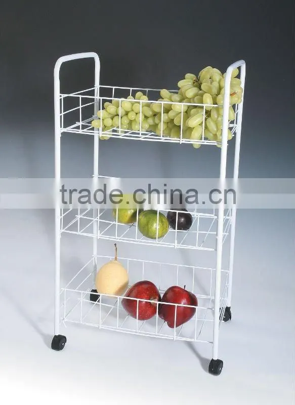 127-45 3-tier storage shelf with wheels