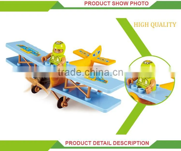 Wholesale cartoon mini assembly toy set sliding air plane models