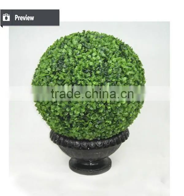 Factory direct artificial boxwood grass topiary ball for sale