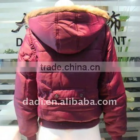 Italian Winter Coats Utex Design Women Coats Fur Hooded Jacket