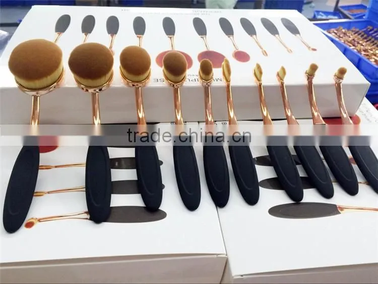 2017 shuoyang New Design Fish Scale mermaid makeup brushes colorful Makeup Brushes