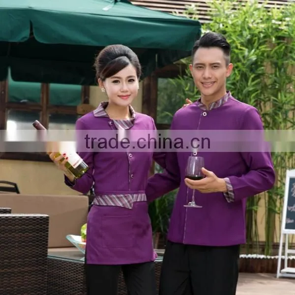 High Quality Poly Cotton Chef Cook Wear durable chef uniform jacket shirt