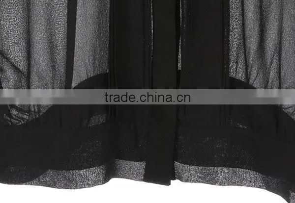 Modern high quality fashion new design womtop fashion dolman sleeve blouses