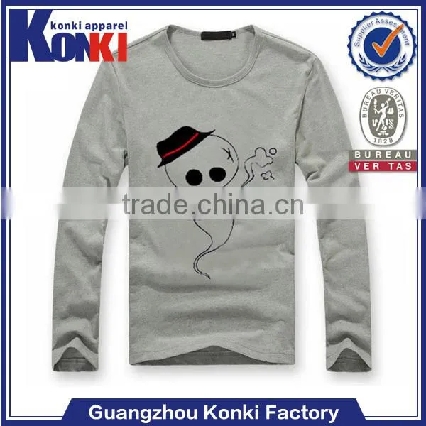 custom long sleeve plaid cotton factory t shirts