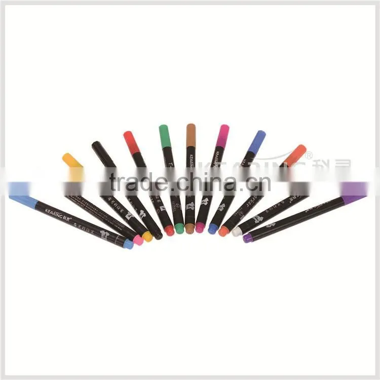 Kearing brand fabricate 12pcs/set 2.0mm nibs fabric marker ingrnious 12 colors fabric permanent T shirt marker pen#FM212