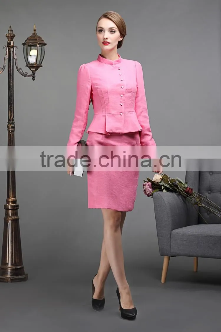 fashion ladies skirt suits custom women suit WMS25