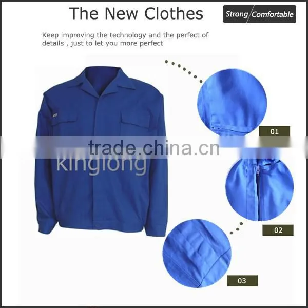 2016 Whole Custom -made welding Mens Two Chest Pocket Work jacket