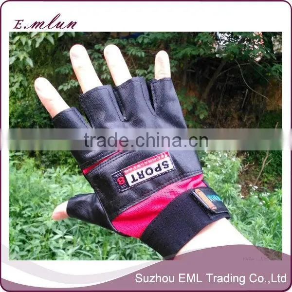 New outdoor sports protective gloves PU leather gloves ride bicycle gloves