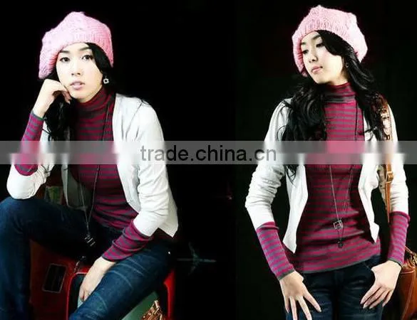 Winter Women Beret Braided Baggy Beanie Youth Winter Hat SV000232