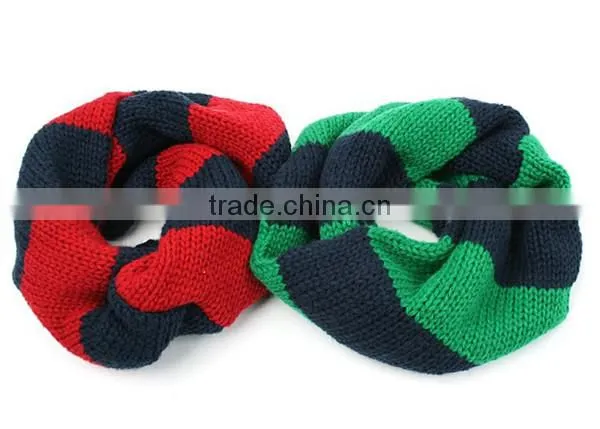 Englishism 5 colors choice autumn and winter warm double color acrylic winter woolen children scarf