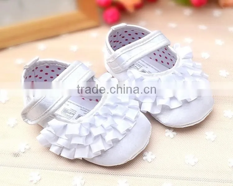 Lovely princess style ribbon baby girl's booties