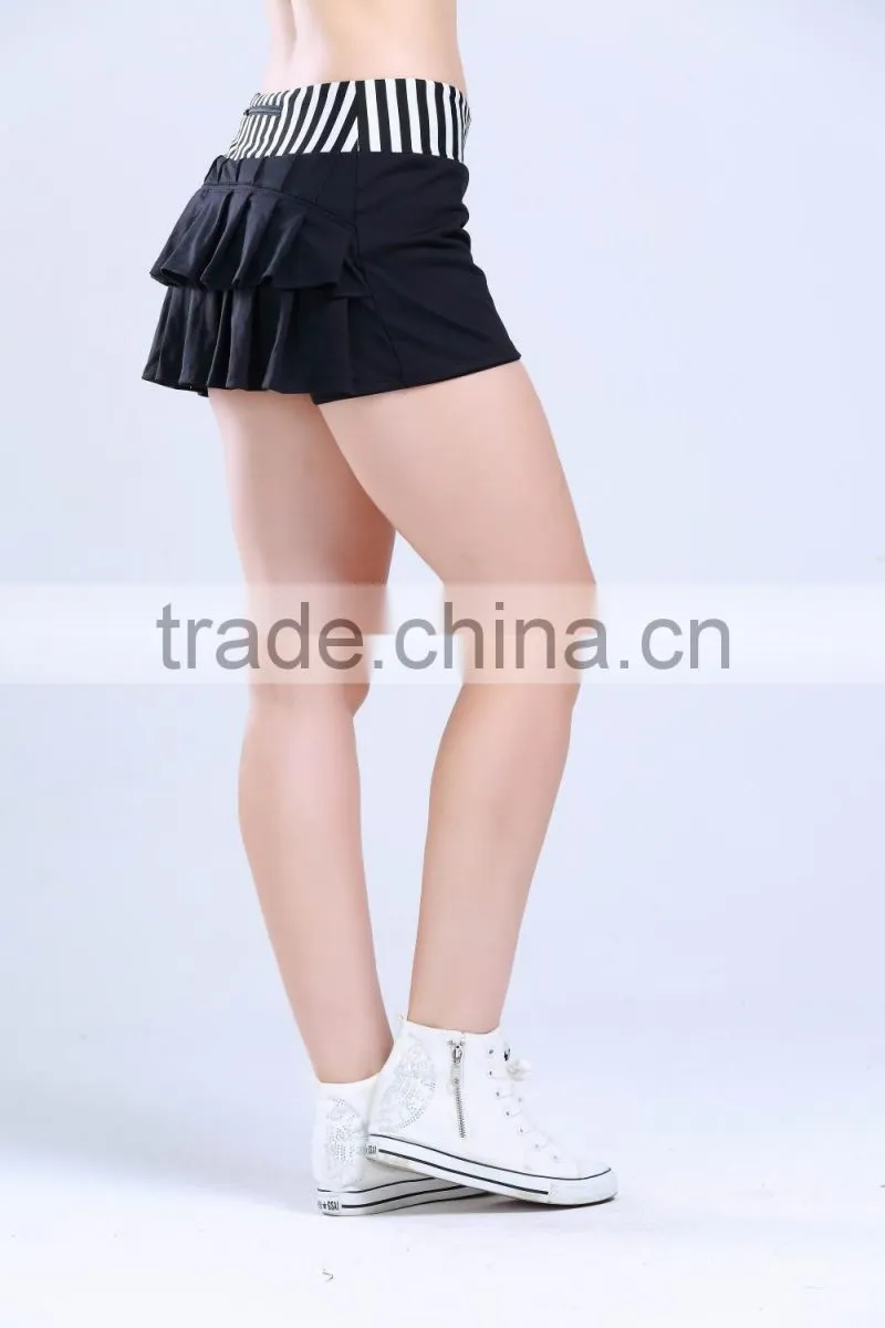 Sweat-wicking four way stretchy tennis skirt for women running skirt