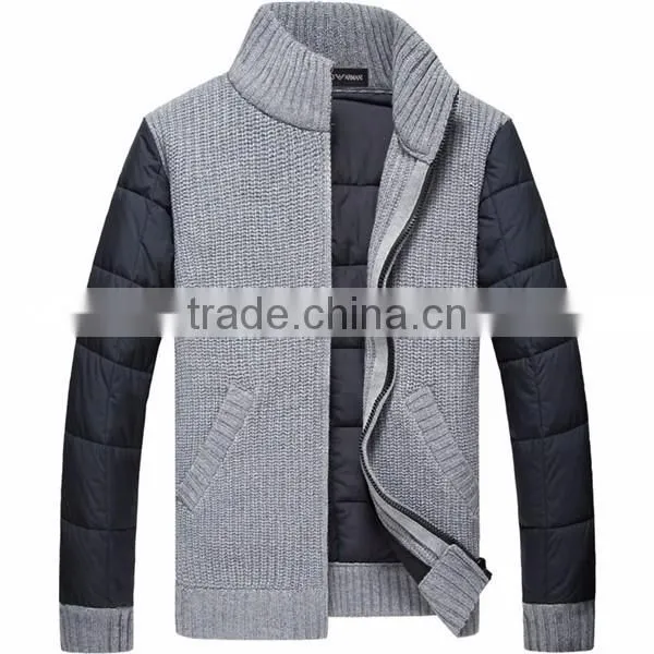 Latest Design European Style Man Cardigan Sweater Wholesale China Supplier