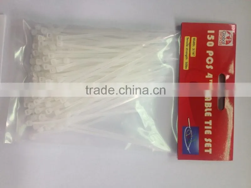 cheap price 4" Self Locking nylon Cable ties