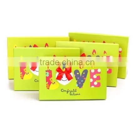 2015 New Design Paper Gift Box for Kids,Wholesale Custom Paper Gift Box