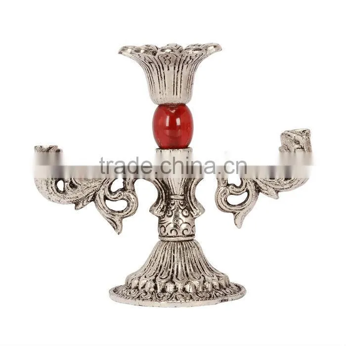 Crafted Candle Stand , Twin Candle Holder