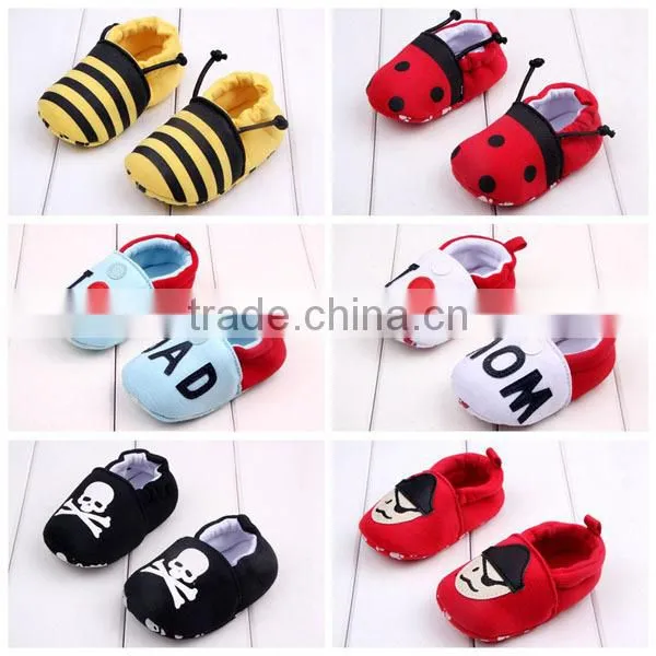 Fashion Cotton Soft Sole Skid Proof Cute Kids Girl Toddler shoes