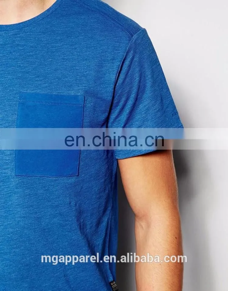 China Clothing Manufacturer Custom Mens T-shirt Promotional Cotton T-shirt With Pocket