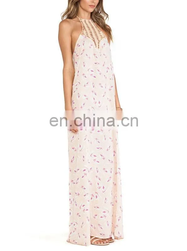 CHEFON Fashion rayon nice maxi dresses
