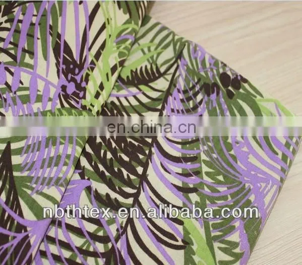 100% linen fabric printed