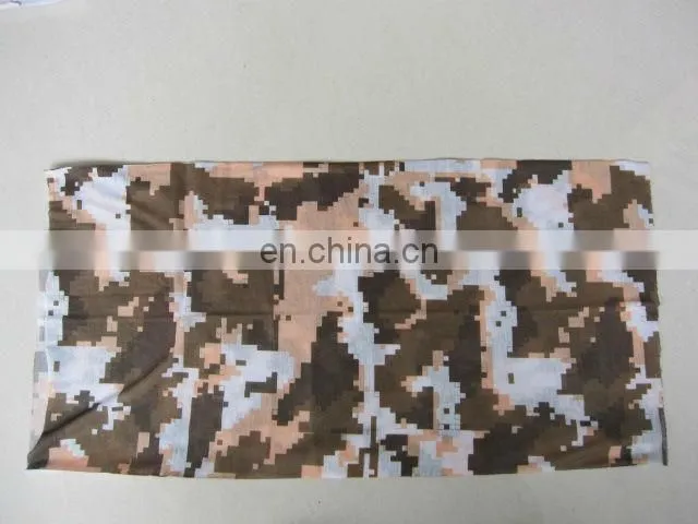 Fashionable 100% polyester scarf seamless tube headwear 8 in 1 headband multifunctional bandana