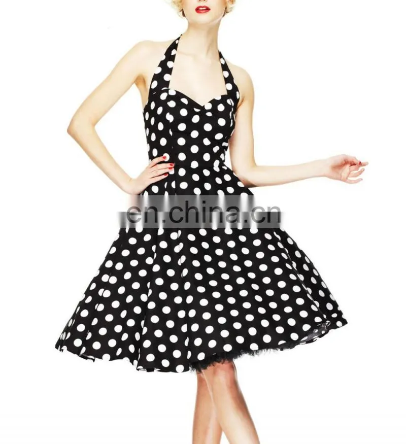 Summer Rockabilly polka dot dress pinup polka dot wiggle pencil dress