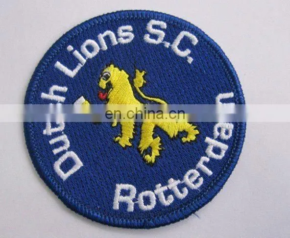 Custom design cheap embroidery patch / design embroidery patch for clothing