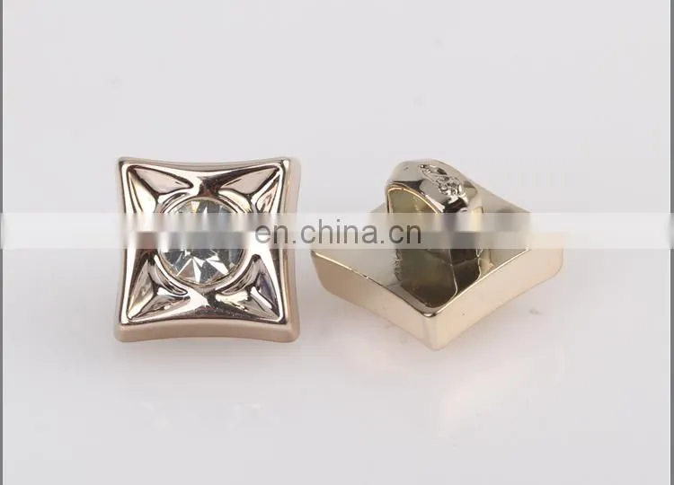 ABS Plastic Rhinestone Button BA60157