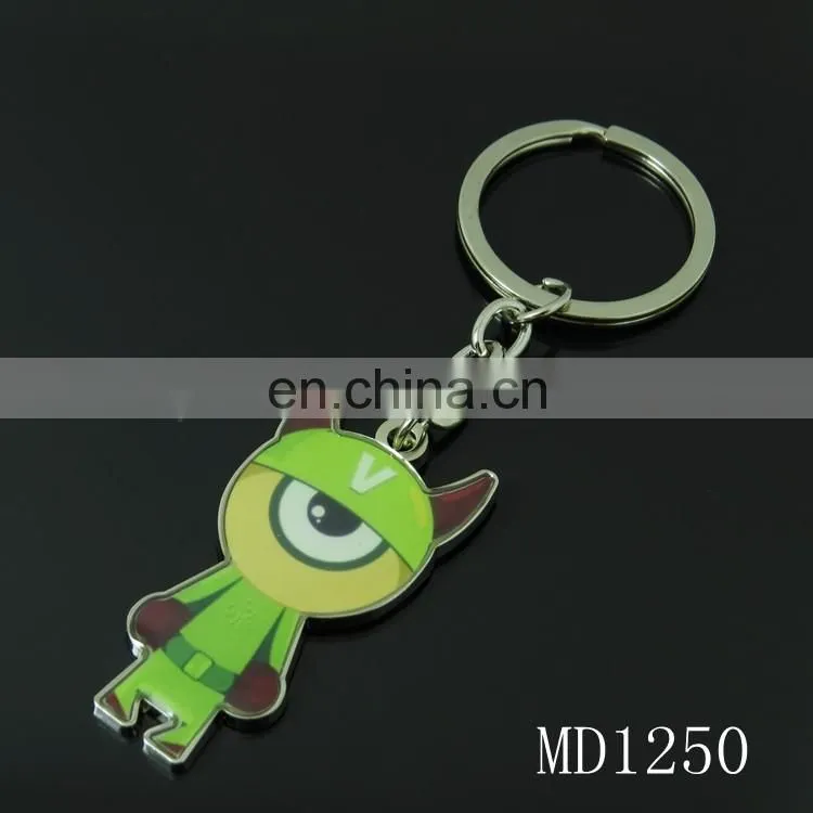 Customize dome epoxy key chain cartoon key chain