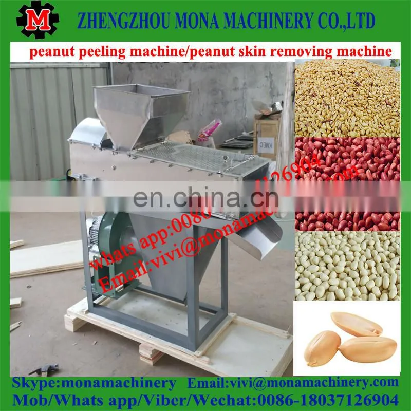 Africa peanut using Automatic Peeling Peanut Shell Machine and Peanut Cleaning Machine